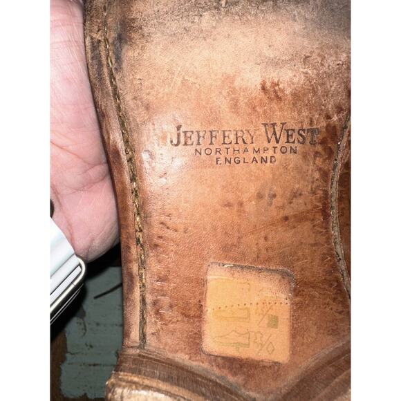 Jeffrey West Leather Chukka Boots With Laces Style 2125 - Picture 6 of 13